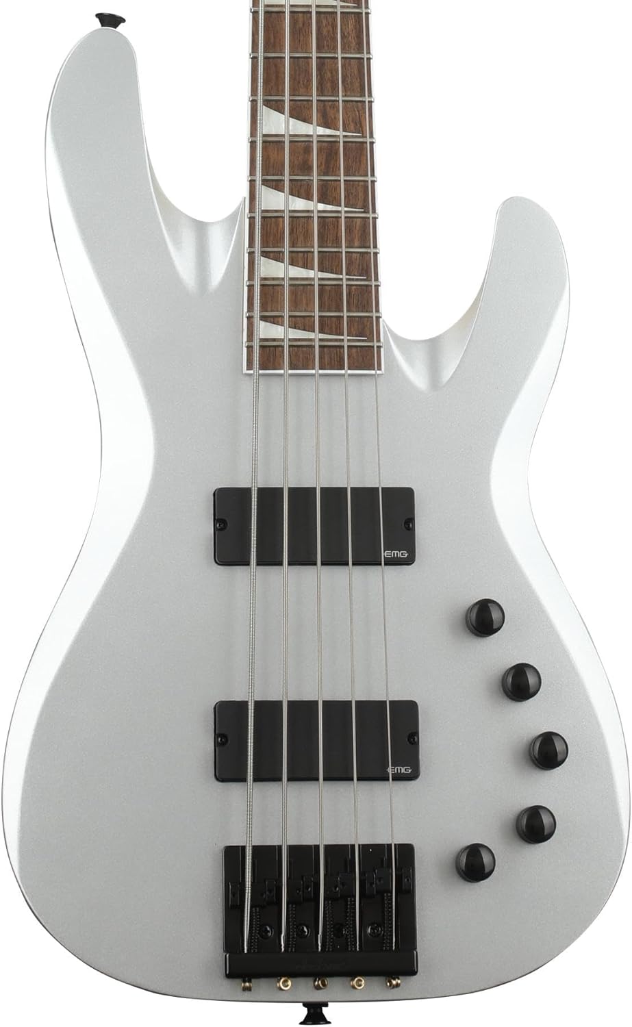 Jackson X Series Signature David Ellefson 5-String Concert Bass CBX V, Quicksilver, Laurel Fingerboard