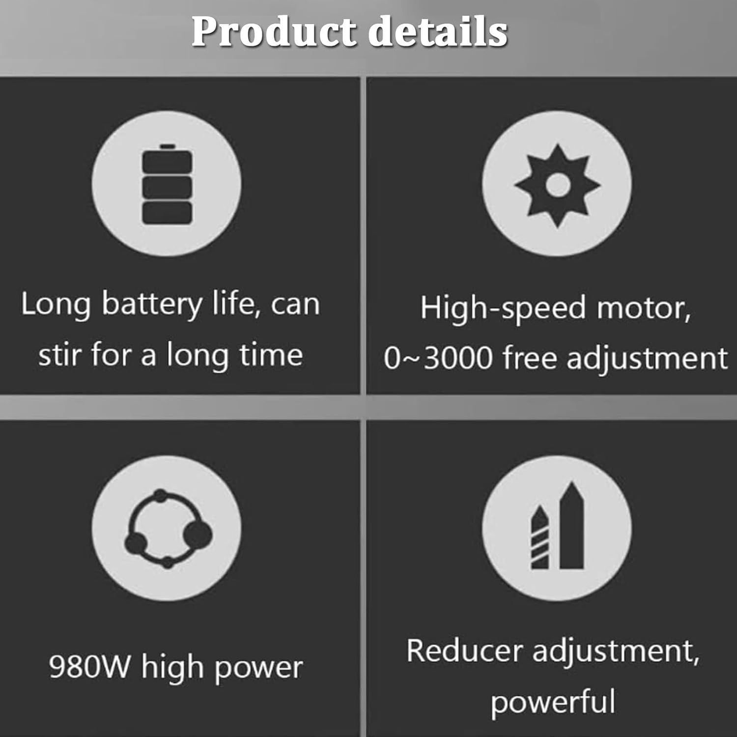 980 W Electric Tank Mixer Machine, IBC Colour Mixer Agitator with Support Suspension, Stainless Steel Rod and Blade, Folding Propeller, for Ink Dissolver Agitator