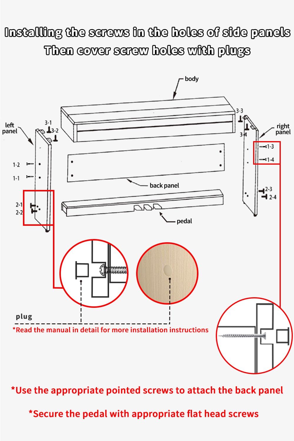 WENCAI 88 Key Fully Weighted Digital Piano Keyboard, 88 Keys Hammer Action Electric Pianos, Wooden Classic Upright Electronic Piano for Beginner, Professional, Midi Compatible, Triple Pedal (Black)