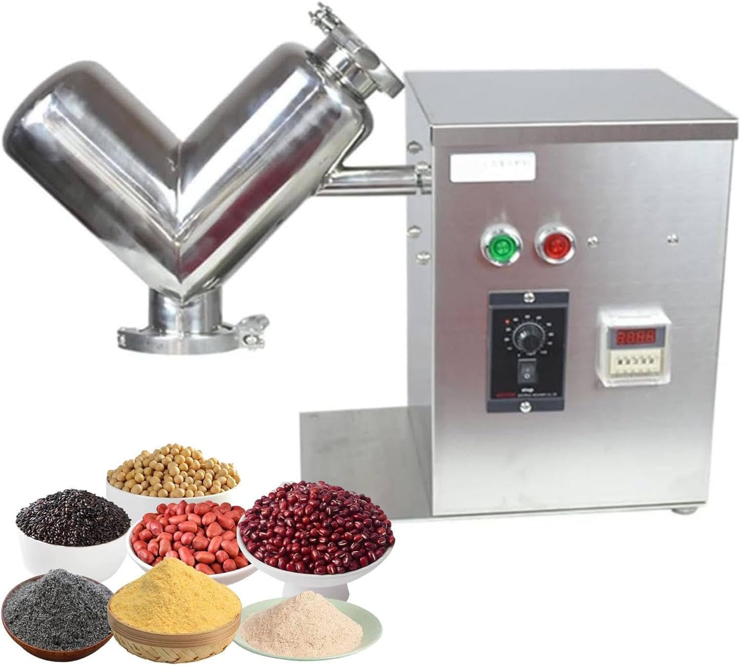 Dry Powder Mixing Machine Laboratory Mixer V Type Dry Powder Mixer Small efficient Mixers for Dry Powder Mixing Machine