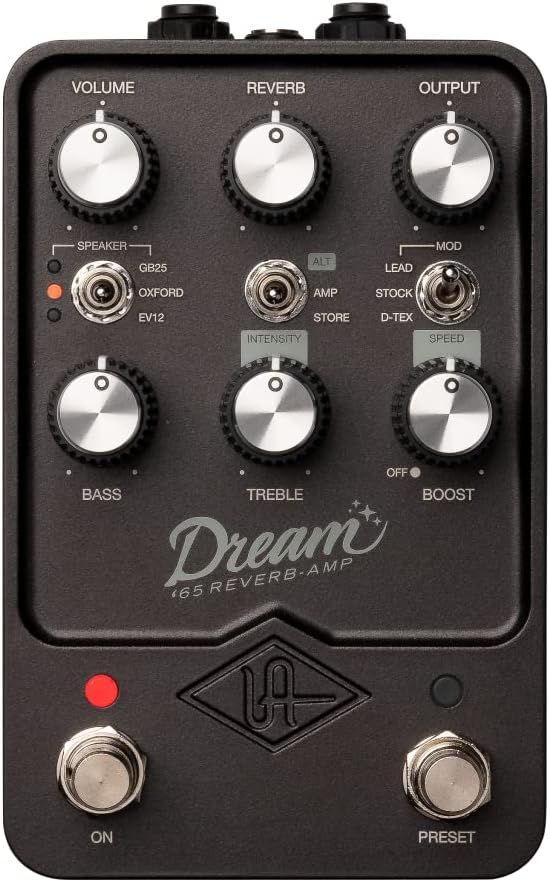 Universal Audio UAFX Dream '65 Reverb Amplifier & Lion 68 Super Lead Amp Pedal