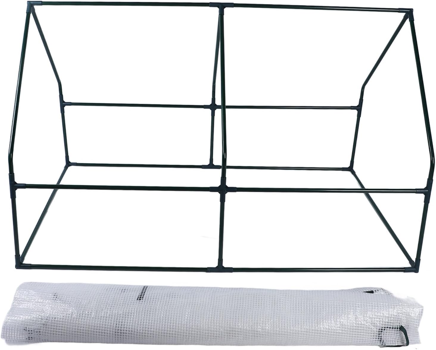 Garden Greenhouse Tent, Freeze Proofing Small Indoor Outdoor, 1509090cm Steel Frame and PE Cover - Windproof Durable, Ventilated Zipper Access, Ideal for Patio and Seedlin (1509090cm)