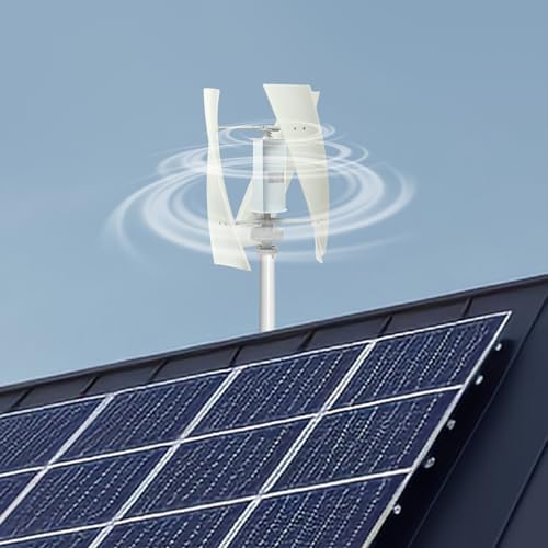 100W 24V Vertical Axis Wind Turbine Generator - 3-Blade Design, Copper Wire, Permanent Magnet, Eco-Friendly Renewable Energy Solution for Efficient Power Generation