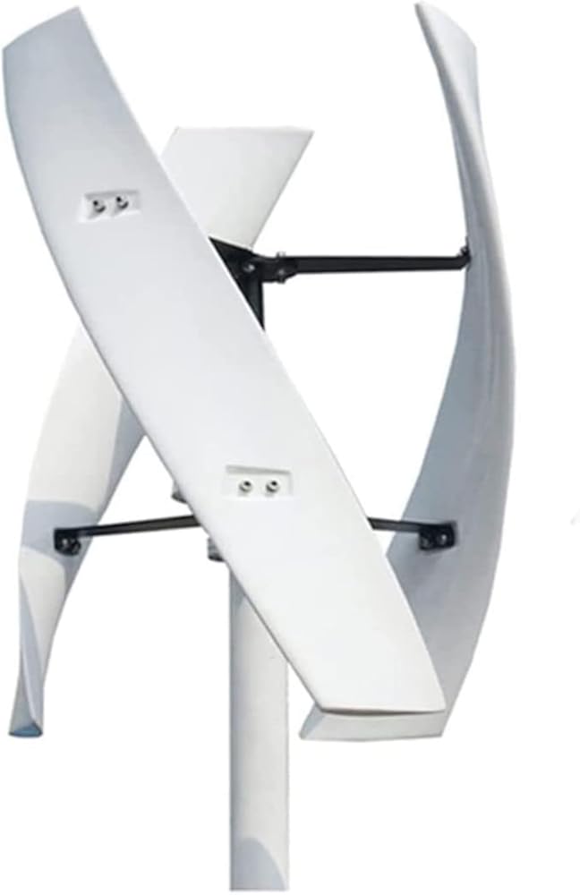 2000W 12V 24V 48V Vertical Windmill Wind Power Small Wind Turbine Generator with MPPT Controller for Home Use Garden Power Generation