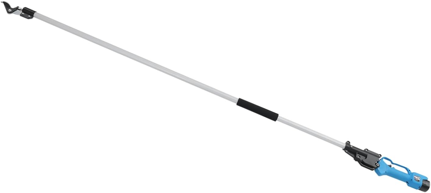 Cordless Electric Pruning Shears Set, with 2 Spare 2.0ah Lithium Batteries, with Extension Pole, Tree Branch Cutting Machine