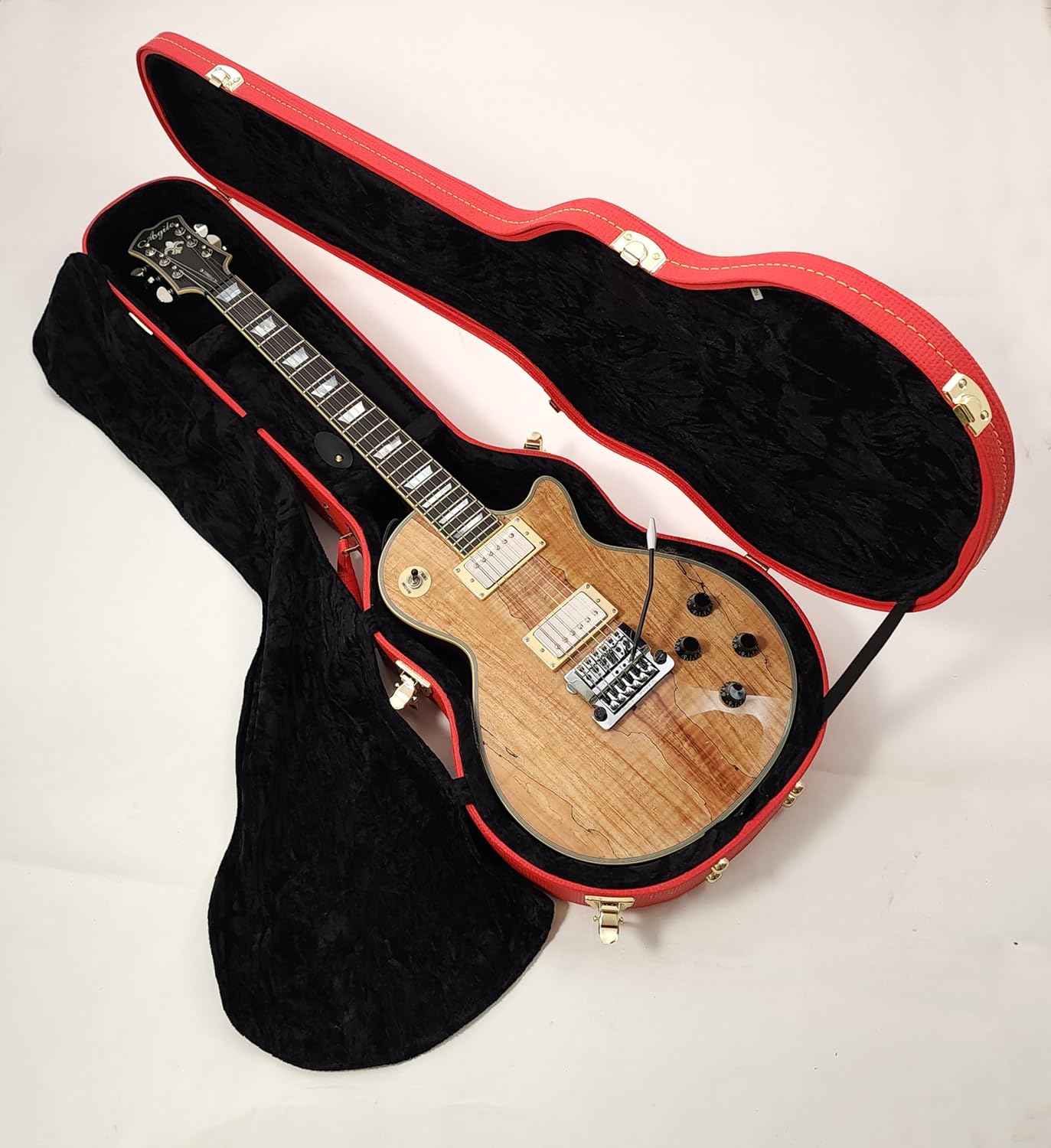 Douglas/Sprice EGC-400 LP Fiesta Red Electric Guitar Case