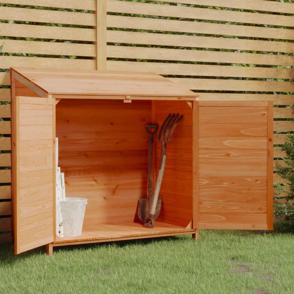 Solid Fir Wood Garden Shed Outdoor Storage 40.2