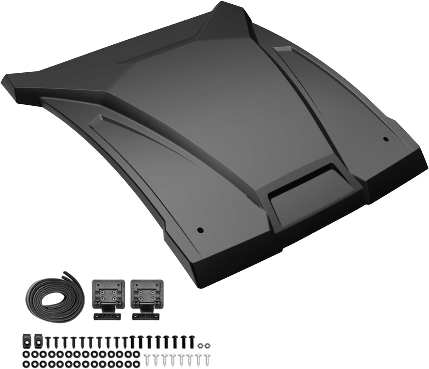 Roof Top for Polaris RZR Trail, Dustproof Coat Lock & High Density Poly 2-Piece Combination Roof for Polaris RZR Trail S 900 1000 Ultimate/Premium/Sport 2021-2024 Accessories(2PCS, 2884729)