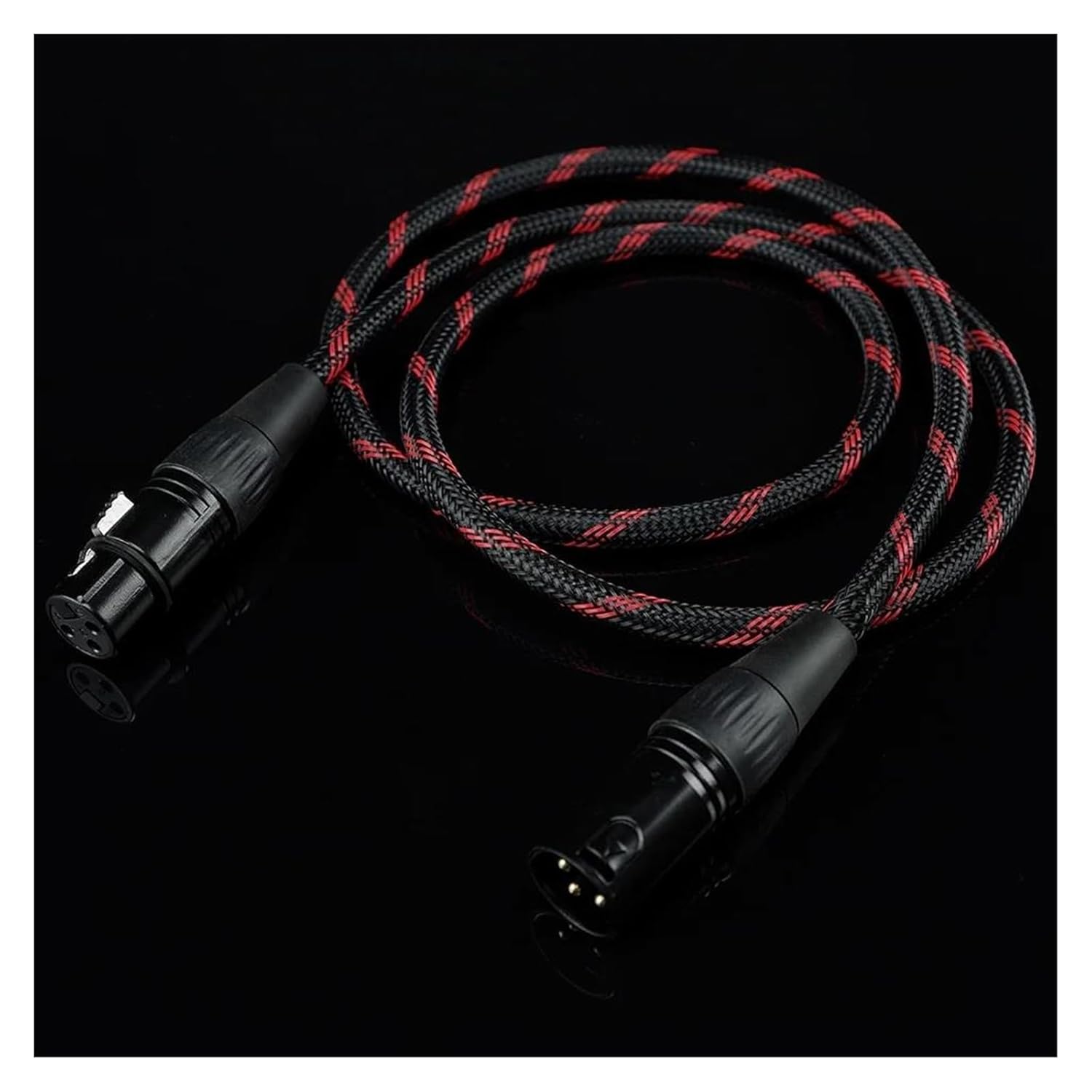 Pro Audio Cable Microphone Cable Guitar Cable Extension Mikrofon Cable for Mixer Amplifiers(Red,8m)