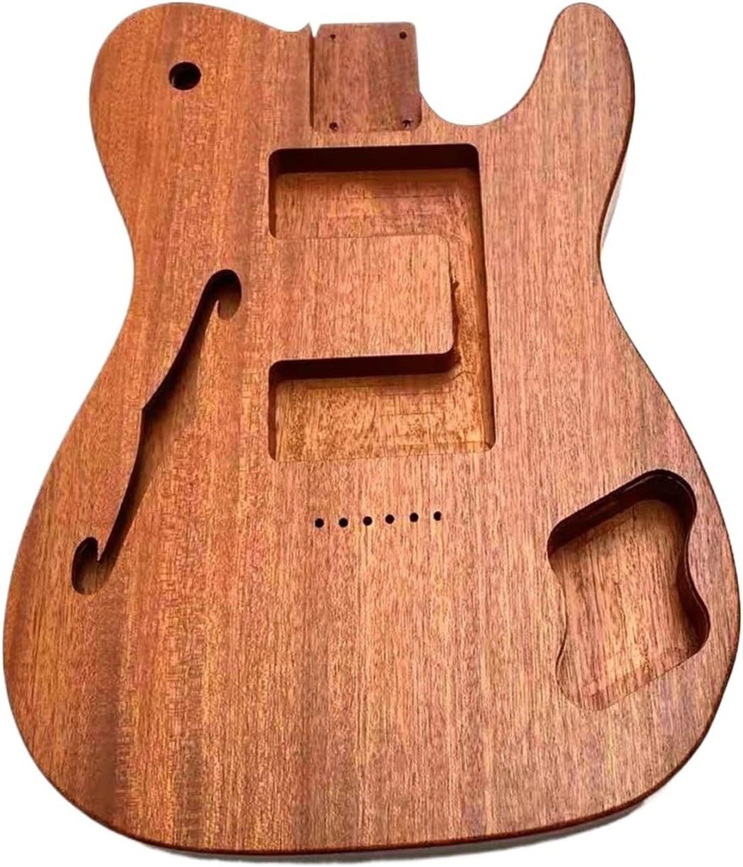 Guitar Body Guitar Replacement Parts Electric Guitar Kit With Mahogany Body And Neck For Professional Guitar Playing(Guitar Body)
