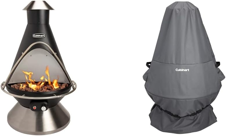 Cuisinart Chimenea Propane Fire Pit & Heater Cover