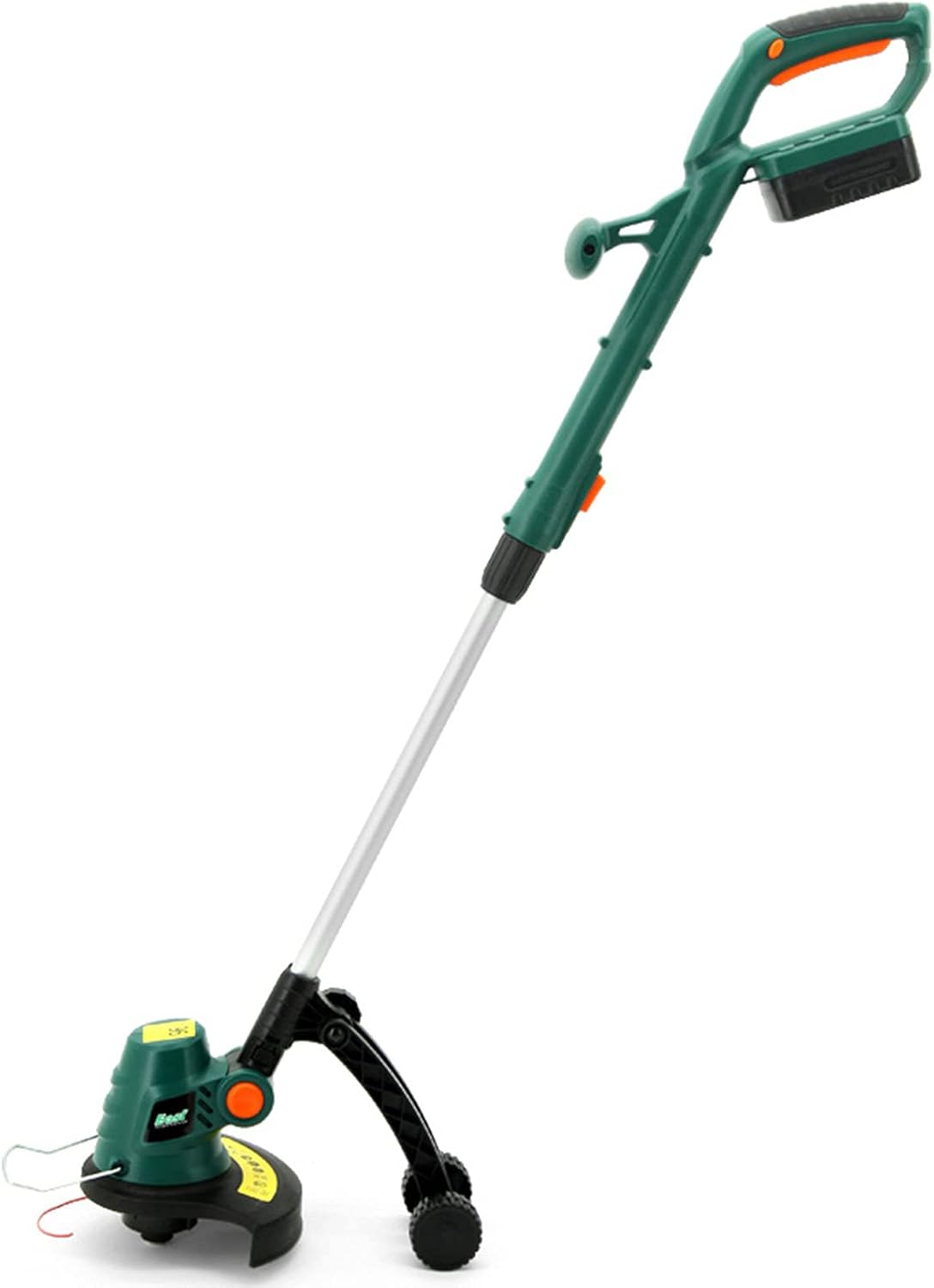 Lazy Electric Lawn Mower Small Lawn Mower Handheld Portable Multifunctional Wireless Lithium Battery Lawn Mower Green zhengzilu