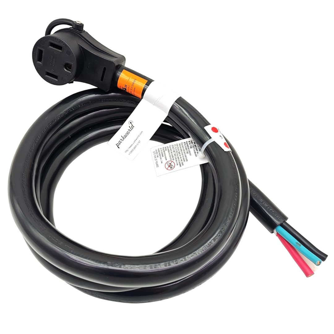 Parkworld NEMA 14-60 Oultet Female Generator/Welder Power Cord NEMA 14-60R Replacement Power Cord, UL Listed (8FT)