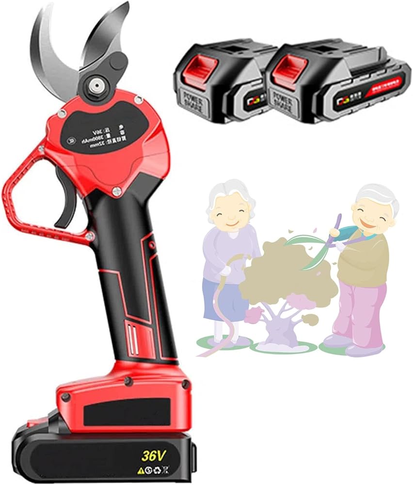 Cordless Electric Pruning Rechargeable Pruning Shears 40Mm Cutting Diameter Power Pruner for Garden Fruit Tree