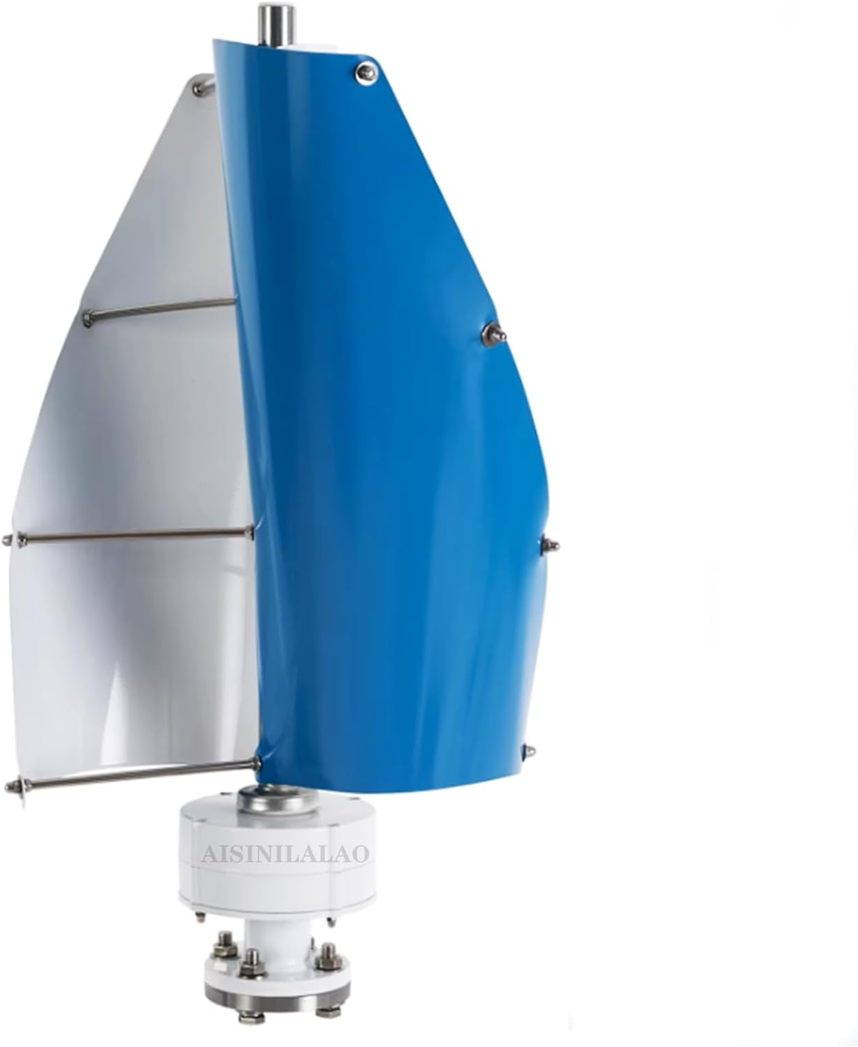 Low Speed Wind Turbine Generator 1000W-5000W 2-Blade High Power Turbine with Controller, 12V 24V 48V 220V for Home/Business/Industrial Energy Supply