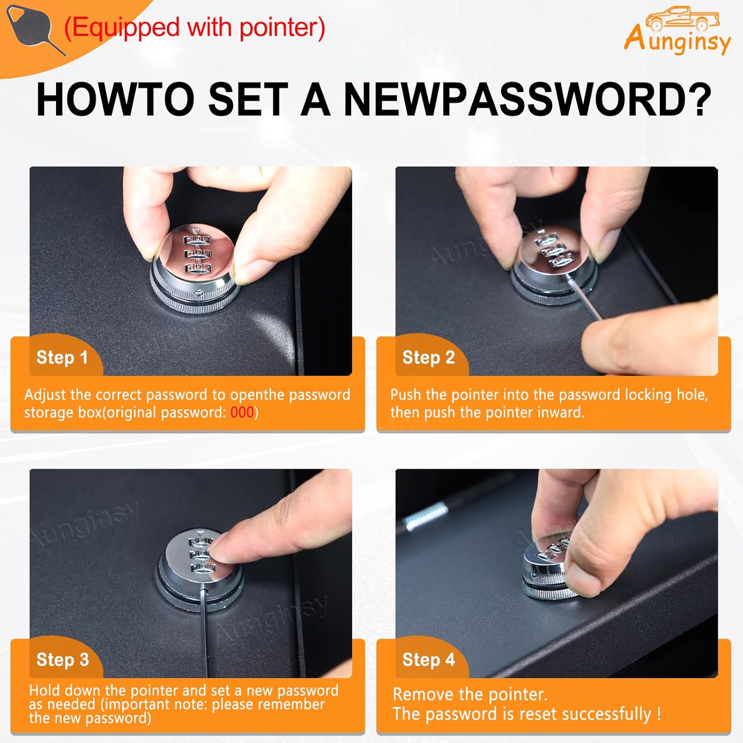 Car Center Console Lock Safe Box Armrest Storage Compatible with Toyota Tundra 2022-2026, Center Console Lock Box Armrest Security Organizer Tray Vault with 3 Digit Combo Password Insert Accessories