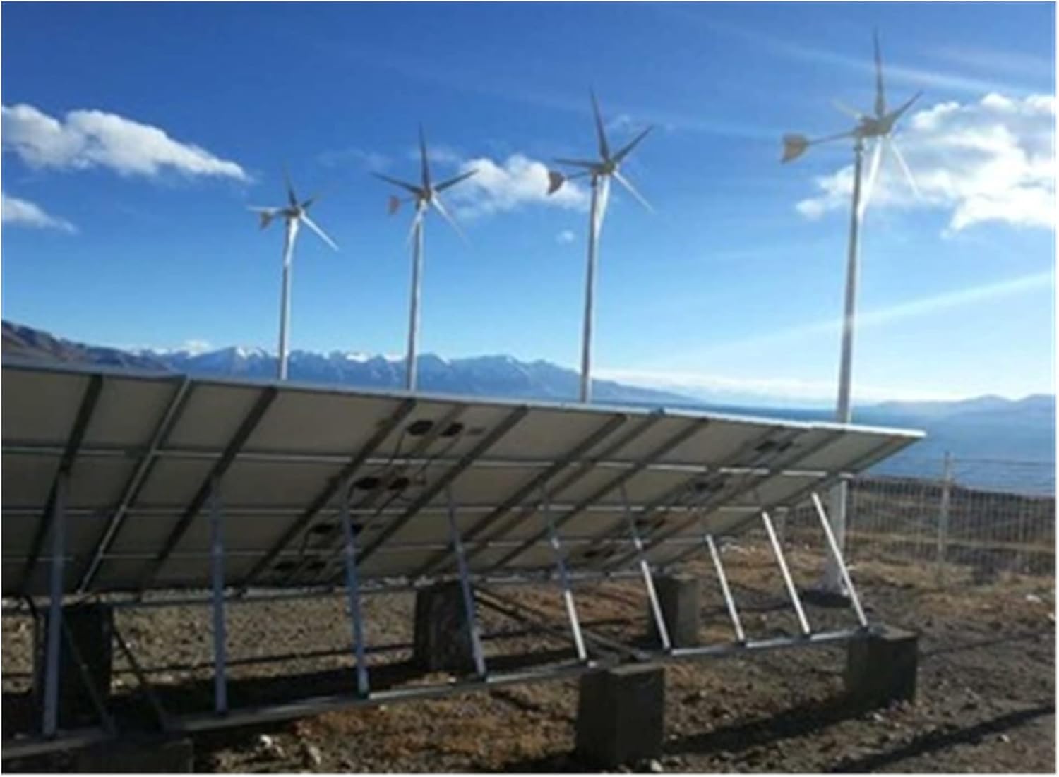 Industrial Wind Turbine Generator Wind Power Generator 5-Blade 600w Wind Power Generator for Household Fishing Solar and Wind Power Parts