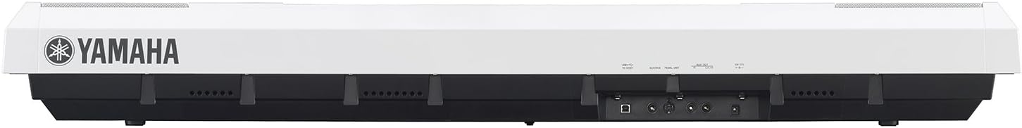 Yamaha P115 88-Key Weighted Action Digital Piano with Sustain Pedal, White