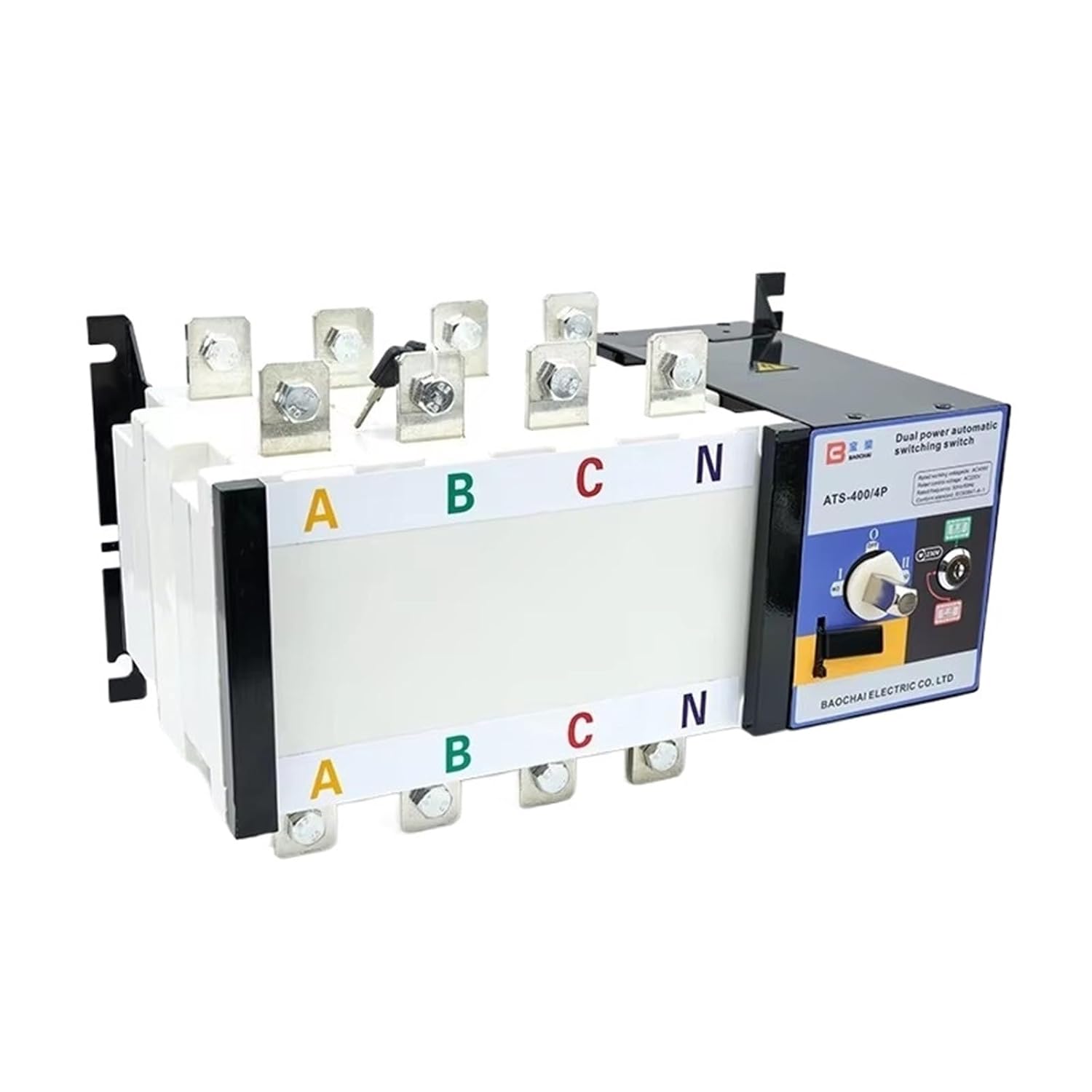 ATS 400A 630A Automatic Transfer Switch Dual Power Change Over Generator Switch(630A)