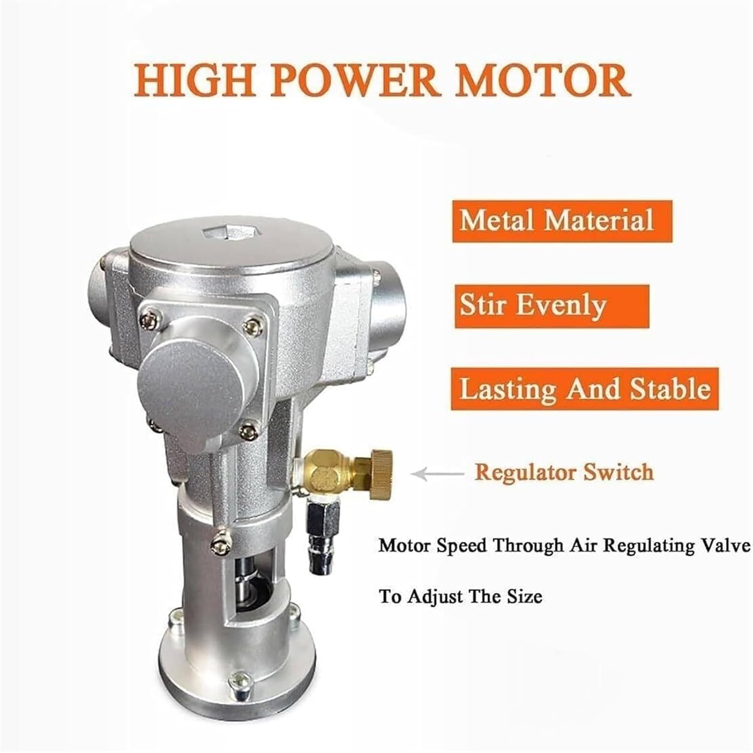 Pneumatic Bracket Mixer - Automatic Paint Mixer Machine with Retractable Impeller for Paint Coating Materials