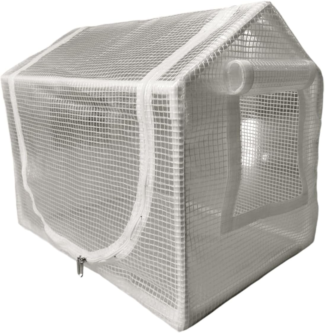 Hexagonal PVC Plant Shelter with Insulated Panels for Winter Gardening Indoor Outdoor Easy Setup & Storage Balcony Gardening Hothouse