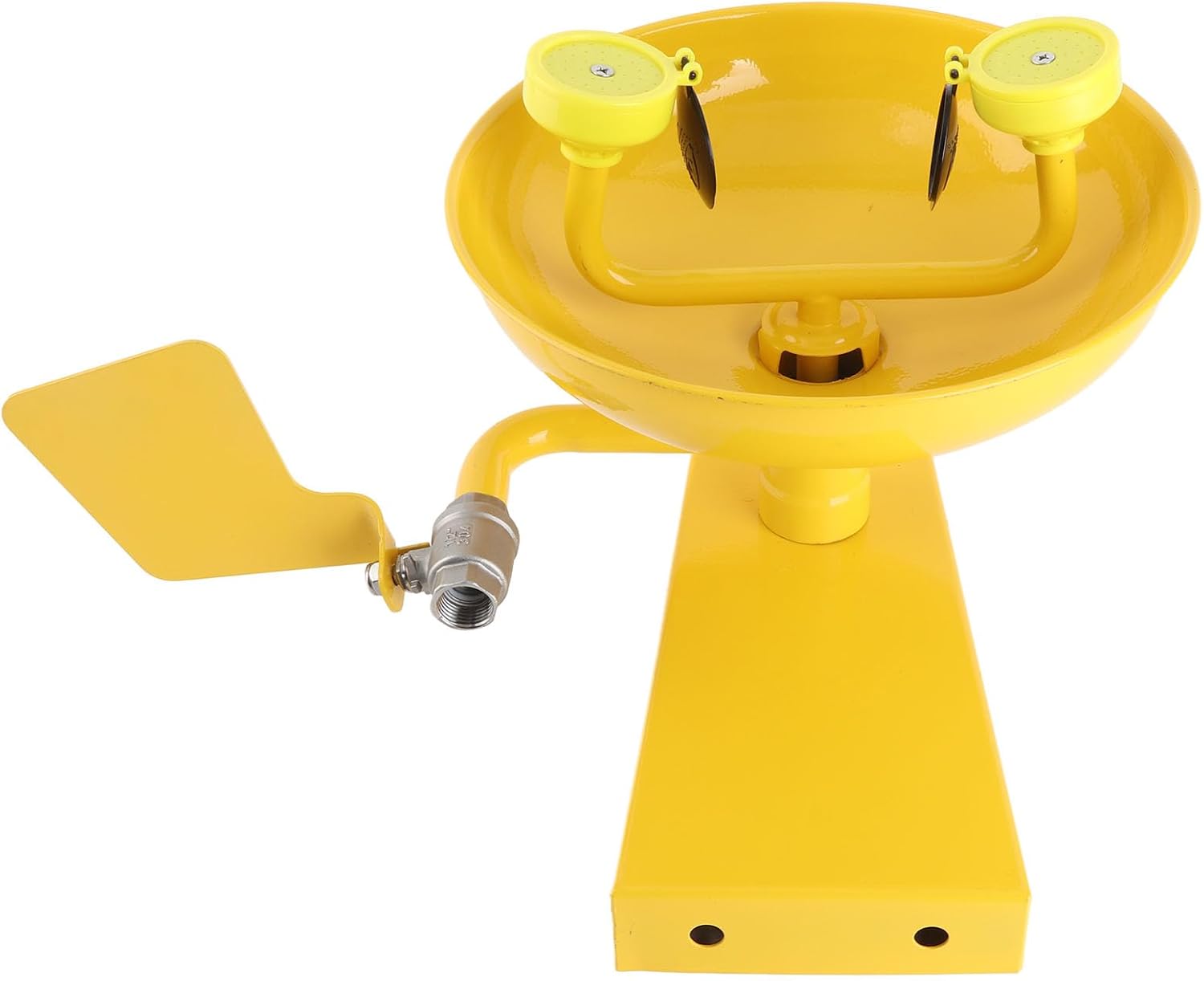 FTVOGUE Wall Mounted Eye Wash Station, 304 Stainless Steel Emergency Eye Wash Spray Heads Eyewash Sign, for Chemical Plants Laboratories FactoriesOccupational Health & Safety Products