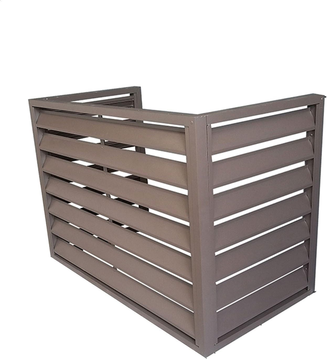 Cover Type air Conditioner Outdoor Unit,air Conditioner Fence,Anti-Theft Sturdy Aluminum AC Covers,Noise Reduction,Fence to Hide air Conditioner, Applicable to air Conditioner Outdoor Unit