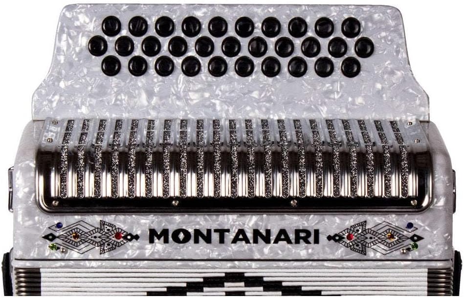 Montanari 3112 MG Accordion EAD White