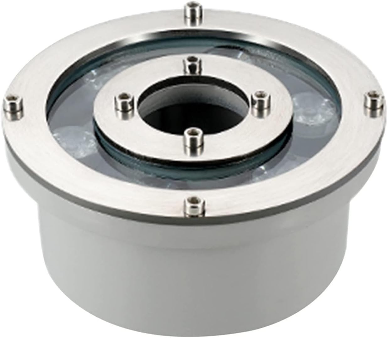 Underwater Pond Spotlight - 12/24V Submersible LED Fountain Light, Landscape Spotlight Middle Hole, IP68Underwater Led Lights, for Garden Fountain Pool(Purple,24W(12V))