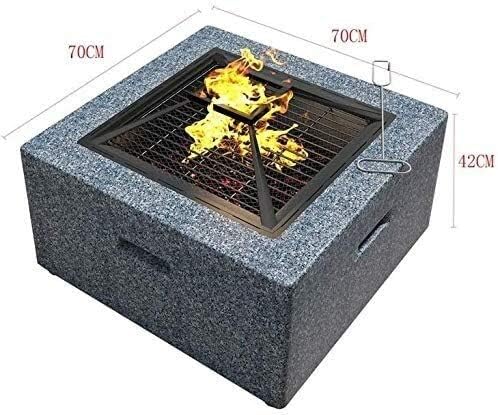 Outdoor Fire Pit Fire Pit Outdoor Wood Burning Tablerd,Terrace Patio Camping Fire Pit Outdoor Courtyard Villa Heating Stove
