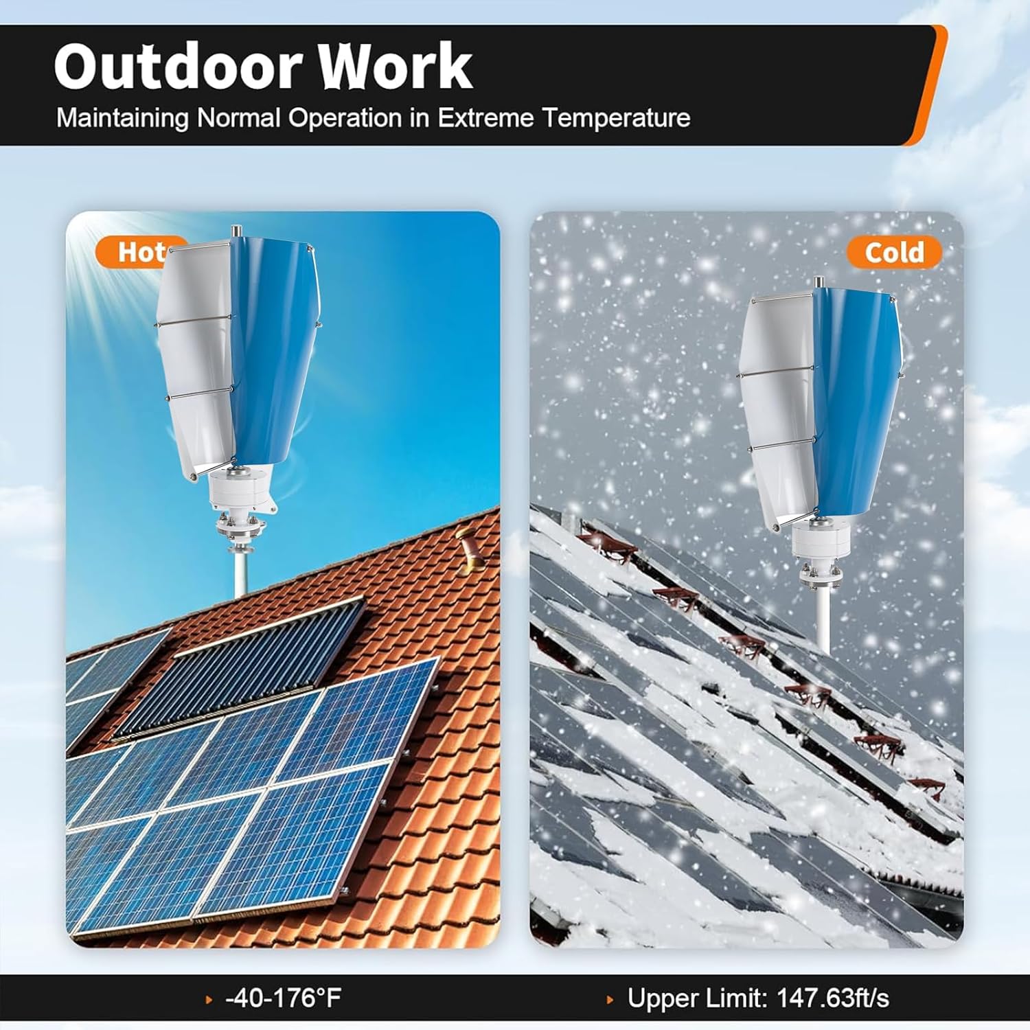 12000W Wind Vertical Axis Turbine Generator,48V AC Permanent Magnet Generator Wind Turbine Kitfor Hybrid Wind Solar System(with Controller)