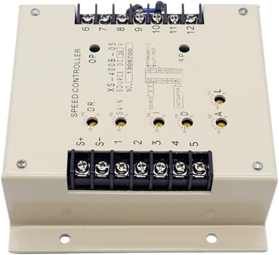Generator Speed Controller DC 24V XS-400B-03 Speed Control Replacement for Engines Spare Parts Speed Controller