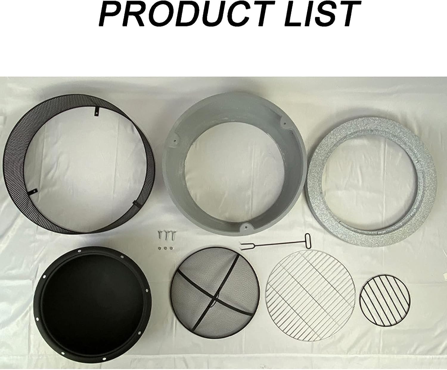 Fire Pit Wood-Burning fire Pit, Ultra-deep Metal Brazier, Barbecue Heating fire Pit, 27-inch Multi-Function Barbecue Fireplace