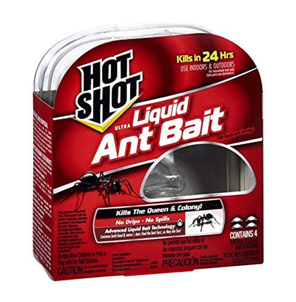 Hot Shot Ultra Liquid Ant Bait, Pack of 18
