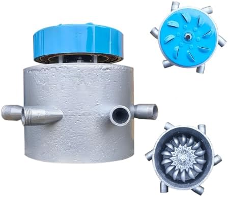 3KW Portable Hydroelectric Generator, 110V-230V Water Turbine with 6 Nozzles, Off-Grid Power Solution for Home Energy, Waterproof Aluminum Alloy, Pure Copper Coil