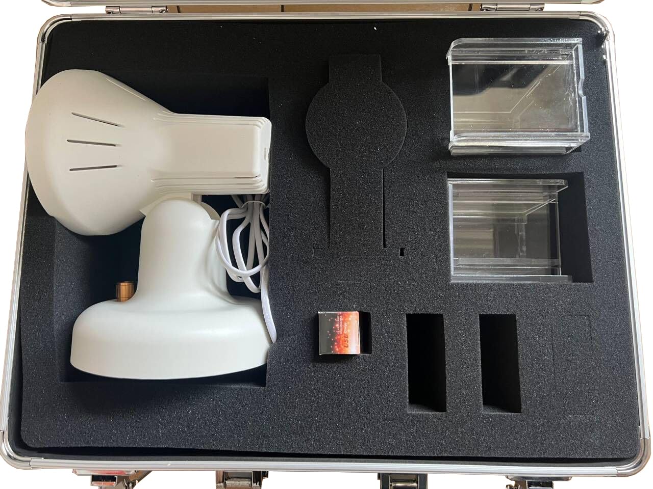 FS2150 Solar Film Sales Kit Stainless Steel Infrared Heat Reflection Demonstration Kit Solar Film Thermal Energy Thermal Energy Windmill