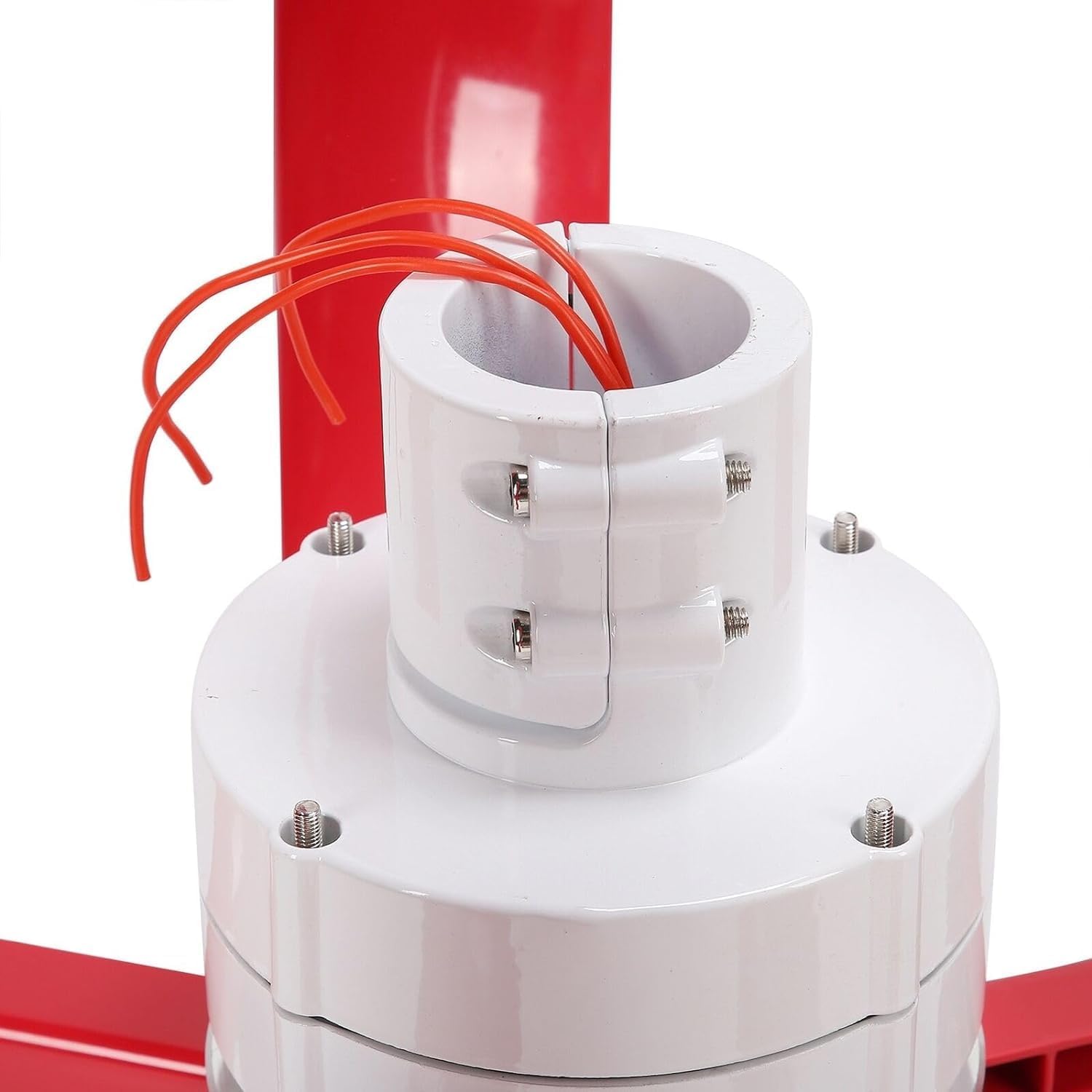 CHRISK 5000W Hoist Type Wind Turbine Generator Kit Wind Turbine with Controller+2000W Inverter+100W *2 Solar Panel Vertical Axis Power Generation