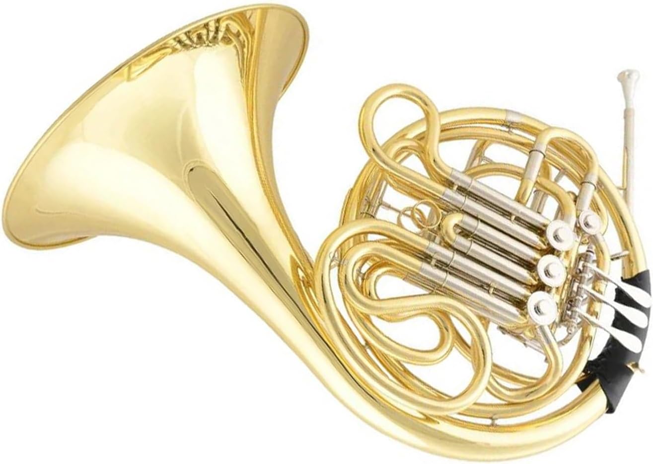 4 Key French Horn Professional Double Row French Horn F Bb 4 Keys Brass Material