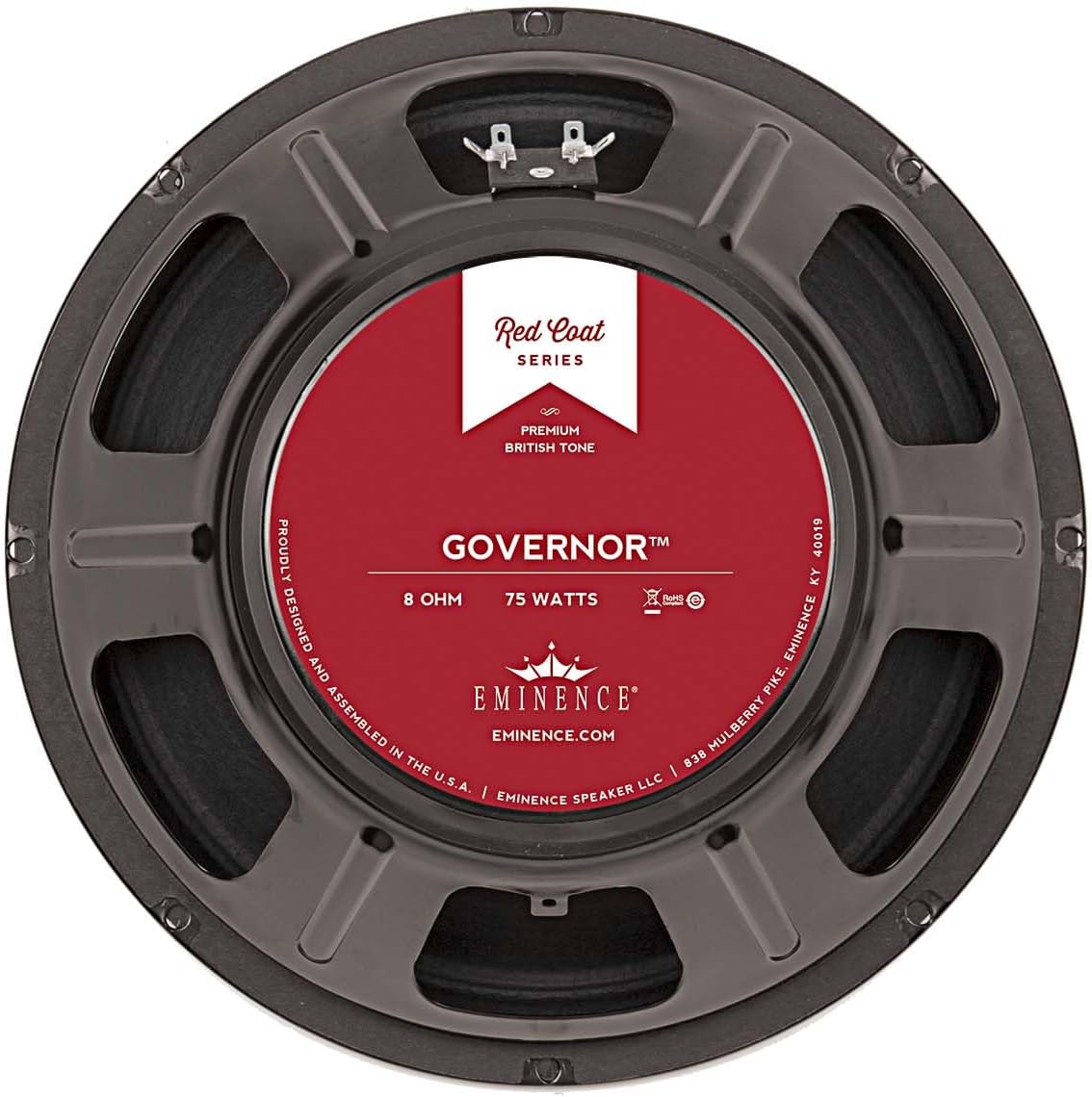 Eminence Red Coat Series The Governor 12