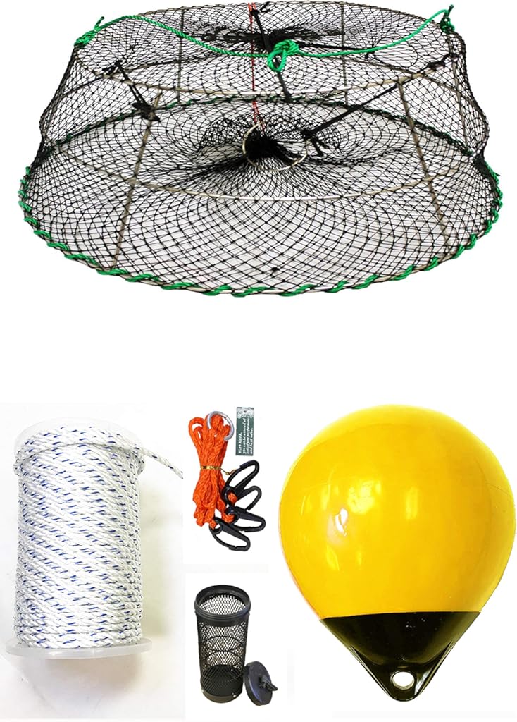 KUFA Sports Tower Style Prawn Trap with Prawn Trap Accessory Combo(CT77+PHM38Y+HA2)