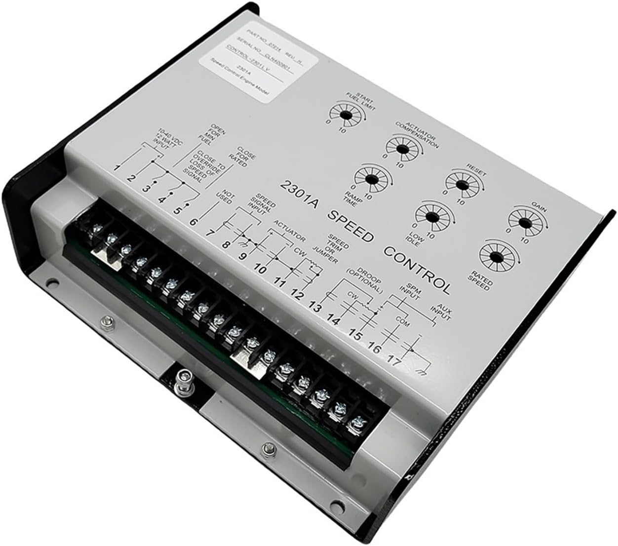 2301A 9907-014 Speed Governor Control Panel Speed Controller Generator Parts