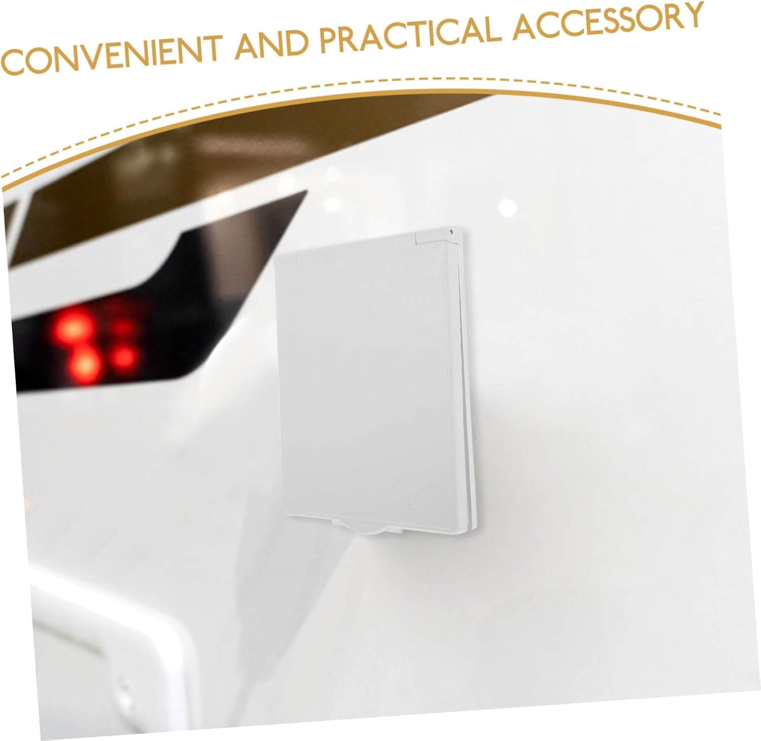 OUNONA 4pcs Sleek Rv Accessory Power Inlet Socket Box for Generator and Solar Panel Rv