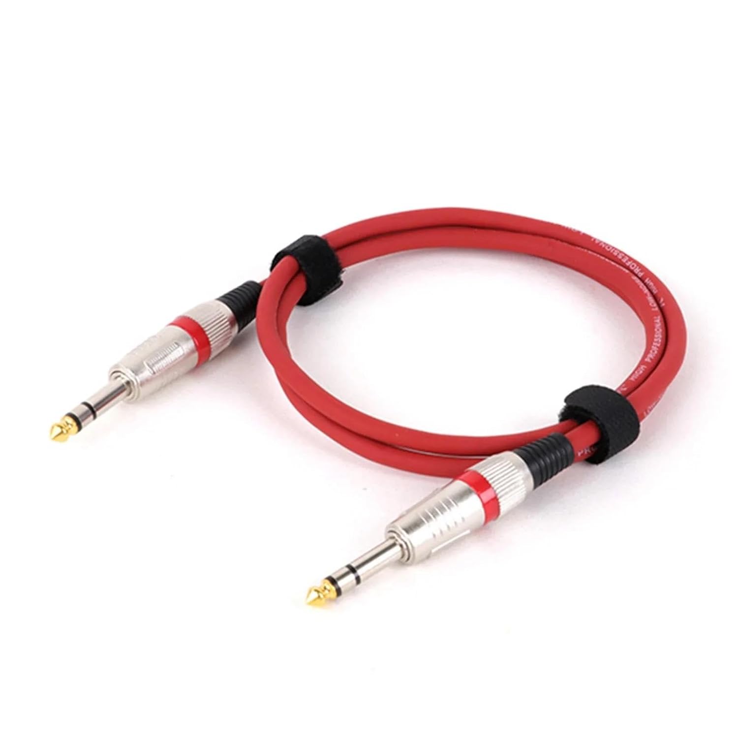 Guitar Audio Cable 1PC Guitar Cable Stereo 1/4 Inch to 1/4 Inch TRS Instrument Cable for Guitar Mixer Amplifier 30CM-15M(Red,15m)