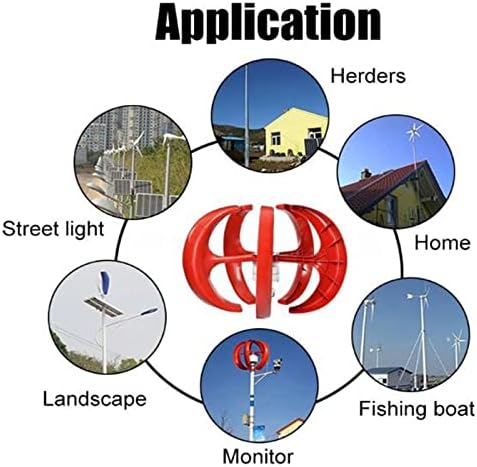 10000W Wind Turbine Kit - 48V/24V Vertical Axis Generator with MPPT Controller for Off-Grid Power System, Magnetic Levitation Technology, 12V Output