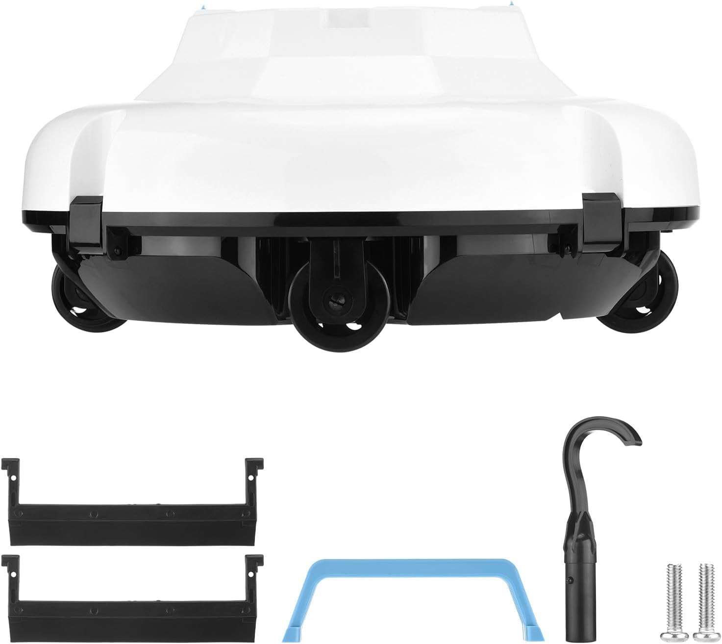 Sorandy Cordless Robotic Pool Cleaner, Climbs Up to 18 Degrees, 120 Min Runtime with Dual Motors and Auto Parking, Best in 50 Sq.m Area, IPX8, Ideal for Above and In Ground Pools (US Plug)