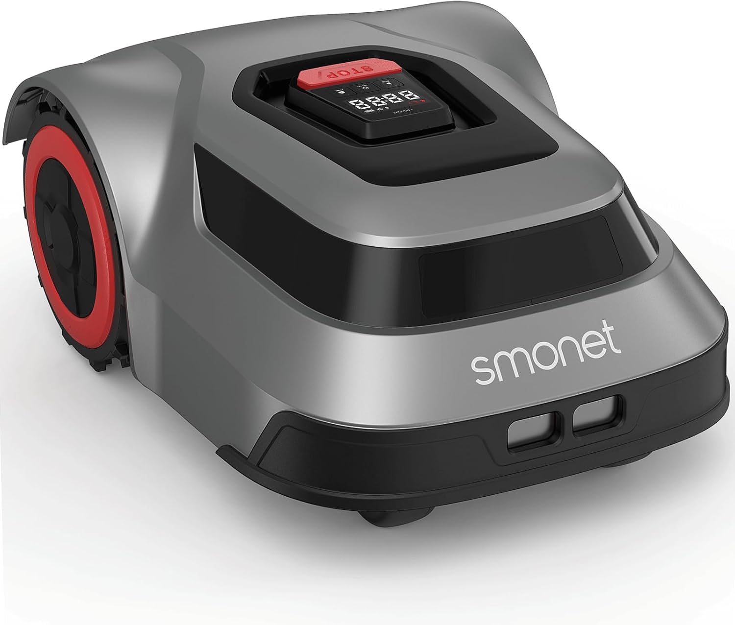 RLM1000 Robotic Lawn Mower with 590ft Boundary Wire, Auto Recharge, 0.25 Acre Coverage, 45% Slope Capability, Smart APP Control, Breakpoint Detection & Adjustable Cutting Height