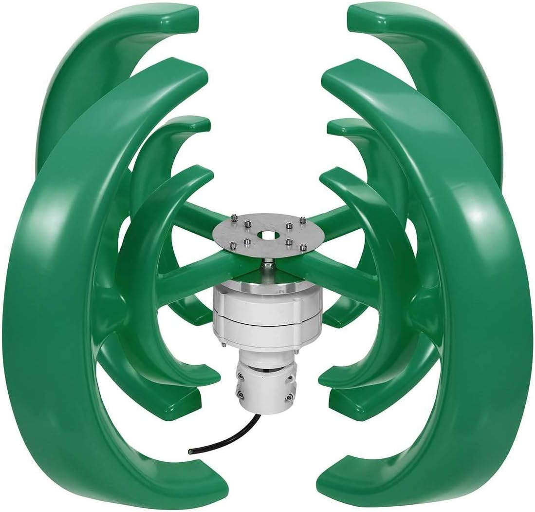 4200W 12V 24V Vertical Axis Wind Turbines Generator Lantern 4 Blades Motor Kit Windmill Energy Charge Turbines for Home Camping,24v