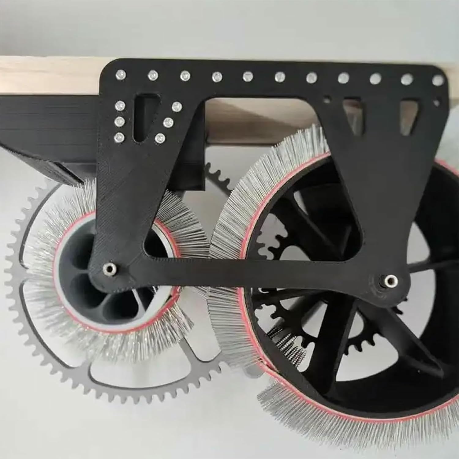 Wool Fiber Drum Carding Machine, Manual Wool Combing Machine, Sheep Fleece Drum Carder, Fast Color Mixing, Combing, Spinning, for DIY Craft Make Felt Animals, Handmade Enthusiasts~/