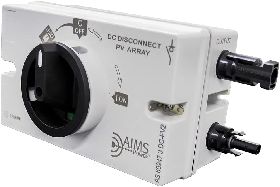 AIMS Power Solar PV DC Quick Disconnect Switch 1200V 32 Amp