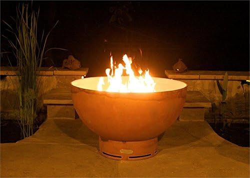 Fire Pit Art Crater Wood Fire Pit (Crater)